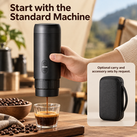 Machine à expresso portable rechargeable USB-C, cafetière électrique de voyage pour café moulu et petites capsules, logo personnalisé OEM