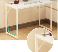 Ailichen Executive Design Metalen Computer Staande Bureau Met Houten Top Kantoormeubilair Tafel Stijlvolle Computer Tafel