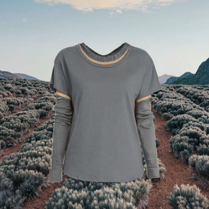 T-shirts et hauts décontractés pour femmes en gros – Vêtements de sport respirants en jersey uni, coupe oversize, pour le streetwear, avec logo pour filles - Product Image 2