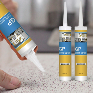 Sử dụng rộng rãi keo Silicone trong suốt Acetate để đóng gói Keo <span class=keywords><strong>Silicon</strong></span> gốc epoxy cho gạch gương sửa chữa ống nước - Product Image 1