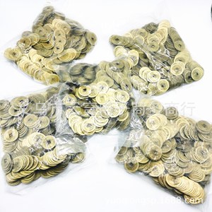 Pièces de monnaie traditionnelles en alliage des cinq empereurs, 24 mm, lot multi-pièces, décoratives pour le Nouvel An chinois, tapis de porte et ornements suspendus - Product Image 1