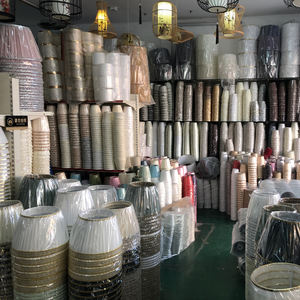 OEM Maßgefertigter DIY Baumwoll-<span class=keywords><strong>Empire</strong></span>-Lampenschirm Handgefertigt - Product Image 3