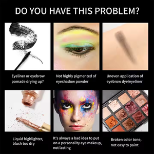 Réglage du maquillage professionnel <span class=keywords><strong>fard</strong></span> <span class=keywords><strong>à</strong></span> paupières liquide <span class=keywords><strong>fixateur</strong></span> de maquillage colle de mastic pour les yeux milieu de mélange de maquillage - Product Image 4