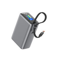 Baisco T199BLP 3C certifié selon la norme nationale, batterie Li-Polymère 20000mAh, chargeur portable avec câble intégré, charge rapide, ABS