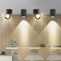 Focos exteriores LED montados de 10W, lámpara de techo empotrada para el hogar y la Oficina con marco de foco Led para exteriores, Ahorradores de energía