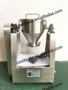 Vbjx nhỏ 304 thép không gỉ trà để lại hình nón Phễu bột khô chất tẩy rửa thực phẩm xoay trống trộn với khuấy - Product Image 3