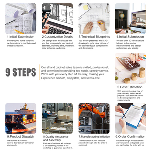 Nhà hàng Shaker phong cách tủ bếp thẳng WPC <span class=keywords><strong>osb</strong></span> tủ bếp cho RV Caravan - Product Image 2