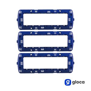 Gloca Ensemble de 3 supports modulaires en plastique pour meubles de salon, pour 7 places, style contemporain moderne, usage domestique - Product Image 3