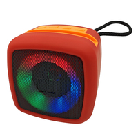 Altavoz Bluetooth Inalámbrico Portátil Estéreo X-911 con Luces RGB, Woofer Estéreo Activo, Mini Altavoz Cúbico BT, Precio al por Mayor