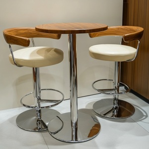 Sgabello per sedia da <span class=keywords><strong>bar</strong></span> girevole di alta qualità in acciaio inossidabile di lusso - Product Image 6