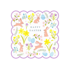 DAMAI Customized Party Easter 2025 Decoration Pattern Print Rabbit Disposable Tableware Paper Plates and Cups Set - Product Image 6