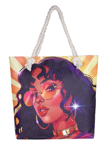Sac bandoulière en toile style dessin animé pour femme, sacoche de téléphone/appareil photo, sac messager pour l'école - Vente en gros - Product Image 3