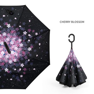 <span class=keywords><strong>Parapluie</strong></span> droit <span class=keywords><strong>inversé</strong></span> en nylon 190T style mignon Vefit en gros |   <span class=keywords><strong>Parapluie</strong></span> promotionnel coupe-vent à double couche avec poignée en C - Product Image 4