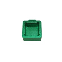 Testeur de commutateurs de clavier de jeu CNC 6065 en aluminium à axe unique, base électroplaquée anodisée, cube porte-clés en aluminium