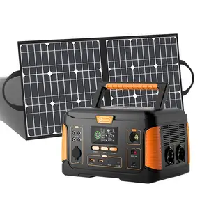 Недорогая зарядная станция, зарядное устройство для кемпинга, портативное зарядное устройство 1000 Вт, источник питания 1000 Вт, литиевая батарея, солнечный генератор