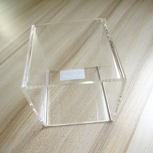 Tubo/pipe Cuadrado de Acrílico PMMA Transparente Personalizado - Product Image 1