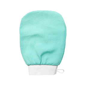 Gant exfoliant doux en soie nettoyante en rayonne avec LOGO personnalisé Gants de gommage corporel exfoliants - Product Image 2
