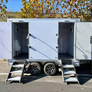 Remolque <span class=keywords><strong>de</strong></span> Baño Móvil <span class=keywords><strong>de</strong></span> Lujo con Ducha y Aseos, Usado en <span class=keywords><strong>Venta</strong></span>, Duradero, Certificado CE, para Dubái - Product Image 1
