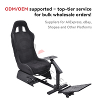 GY024 Sim Racing Simulator Asiento Ajustable Racing Car Seat Computadora VR Juegos de carreras Simulador de conducción Silla