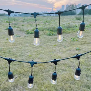 Garland patio individualisierte S14 ST64 Edison 110v 220v IP65 wasserdichte dekorative outdoor-indoor-festoon-string-lichter