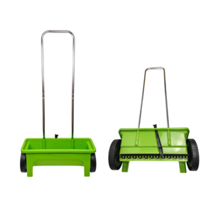 Outil de semis pratique Épandeur à roues poussé à la main Taux de réglage réglable Utilisation pour <span class=keywords><strong>semer</strong></span> des graines et des <span class=keywords><strong>engrais</strong></span> - Product Image 1