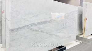 Losa de mármol blanco de Carrara pulido, diseño moderno, azulejo Natural afilado, Villa, Hotel, suelo de pared, encimera, escaleras, bloque de pavimentación - Product Image 3