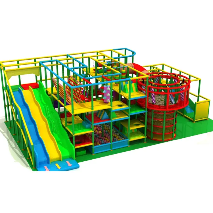 Set da gioco morbido professionale ball pit Balls slide Games Naughty Castle kids indoor playground equipment