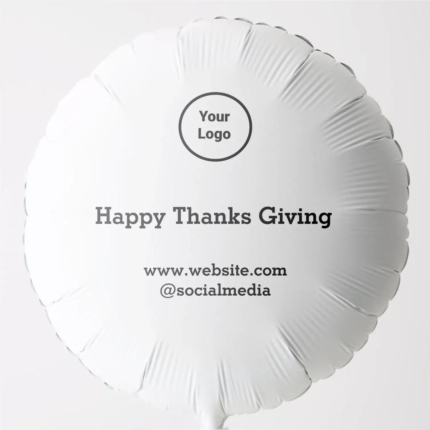 Fabbrica OEM Logo personalizzato testo Business promozionale Foil palloncino per promozione pubblicitaria palloncini settimana servizio clienti felice