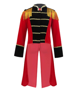 Giacca in Costume medievale cappotto uniforme da scena per adulti di Halloween Cosplay Showman Ringmaster Circus Dancewear - Product Image 1