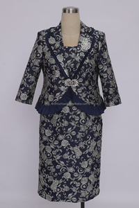 Robe de cérémonie élégante pour femme, imprimée, coupe ajustée, avec veste, grandes tailles, robe de soirée formelle - Product Image 3