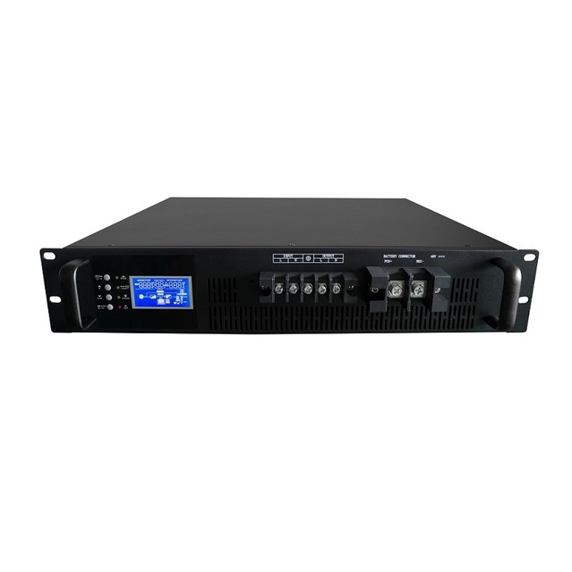 Online UPS Single Phase 3kVA 3kW Lithium Battery Backup Power Supply Pure Sine Wave 230V for Home Telecom Router Modem