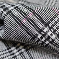 Tela Jacquard Teñida en Hilo, 280GSM, 98% Poliéster, 2% Elastano, Tejido Elástico para Prendas y Abrigos, Venta al Por Mayor, Personalizable