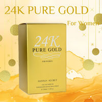 HN Factory Mass propose un parfum pour femme de 100 ml, 24 carats, or pur, parfum classique d'inspiration orientale, parfum pour femme, vaporisateur pour rendez-vous