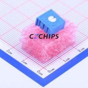 ตัวต้านทาน3386P-1-504LF ปรับได้/โพเทนชิโอมิเตอร์ผ่านชิ้นส่วนรู (THT)-3P, ตัวต้านทาน9.5X9.5มม. 500Kohm 10% - Product Image 1