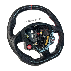 Volante personalizado para <span class=keywords><strong>Ferrari</strong></span> F430 458 <span class=keywords><strong>488</strong></span> 812 Volante de fibra de carbono - Product Image 3