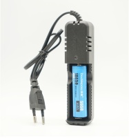 Chargeur intelligent multifonction à double port HWD HD-8990A pour batteries au lithium 18650/26650/32650/16340/14500, 1 emplacement, 3,7 V, pour appareil photo et microphone