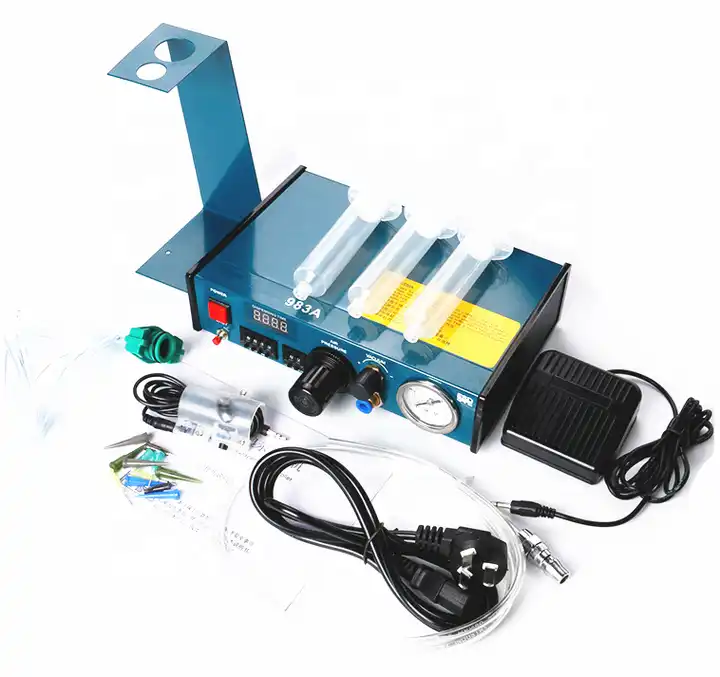 Automatic Dispensing Machine Epoxy Resin Manual Pedal Glue Dispenser  BY-983A