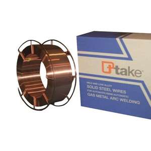 Alambre de soldadura sólido Ttake Er70s 6 de acero al carbono para soldadura por arco metálico con gas - Product Image 1