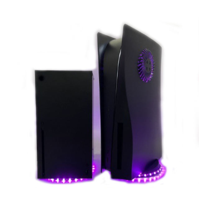 Multicolor Console Stand LED RGB Light Strip for Xbox Series X and for PS5 Console Base LED Light Strap