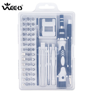 Weeks 52 In 1 Screwdriver Set Chrome Vanadium Steel Magnetic Watch And Mobile Phone Repair Tool Kit - Product Image 1