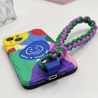 Vente chaude Ins coloré mode mignon bandoulière sangle chaîne lanière étui de téléphone de luxe pour iPhone 15 Pro Max 14 Plus 13 12 Pro 11