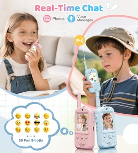 Walkie Talkies con Video para Niños, Paquete de 2, Recargables, con <span class=keywords><strong>Chat</strong></span> de Video en Tiempo Real, Pantalla de 2.0'', Intercomunicador de Voz - Product Image 3