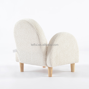 Chaise d'enfant en boucle avec accoudoirs, pieds en bois de caoutchouc, pour tout-petit - Product Image 4