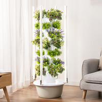 Hoge Kwaliteit Verbeterde Indoor/Outdoor Hydrocultuur Toren Tuinsystemen 48 Gaten Verticale Hydrocultuur Kas Voor Landbouw
