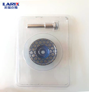 LARIX Custom 45mm Diamond+Metal Cup Grinding Wheel with Football-Net Segment for Tile and Ceramic Fine Abrasive - Product Image 3