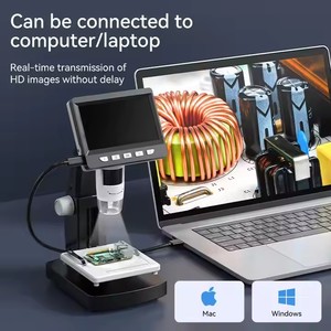 ODM <span class=keywords><strong>Microscopio</strong></span> Cámara Video 2MP 8LED Pantalla LCD de 4,3 pulgadas <span class=keywords><strong>Comprar</strong></span> en línea <span class=keywords><strong>Microscopio</strong></span> digital electrónico monocular para reparación de teléfonos móviles - Product Image 4