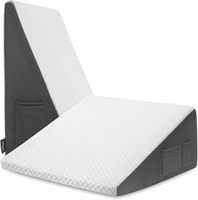 Oreillers orthopédiques confortables en mousse à mémoire de forme, forme triangulaire, pour soulager le dos, oreiller de lecture en mousse à mémoire de forme pour lit