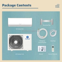 Climatiseur Autonome Solaire 9000-24000 BTU 24V 48V Mini Split pour Maison