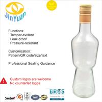 Échantillon Gratuit Bouchon en Aluminium ROPP 31,5*44mm avec Doublure PE Anti-Fuite et Anti-Effraction pour Bouteilles de Spiritueux, Vodka, Whisky