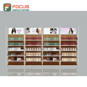 Modern Salon Wig Display Counter Glass Top Multi Drawer Shelf Store Display Counter Cabinet - Product Image 2